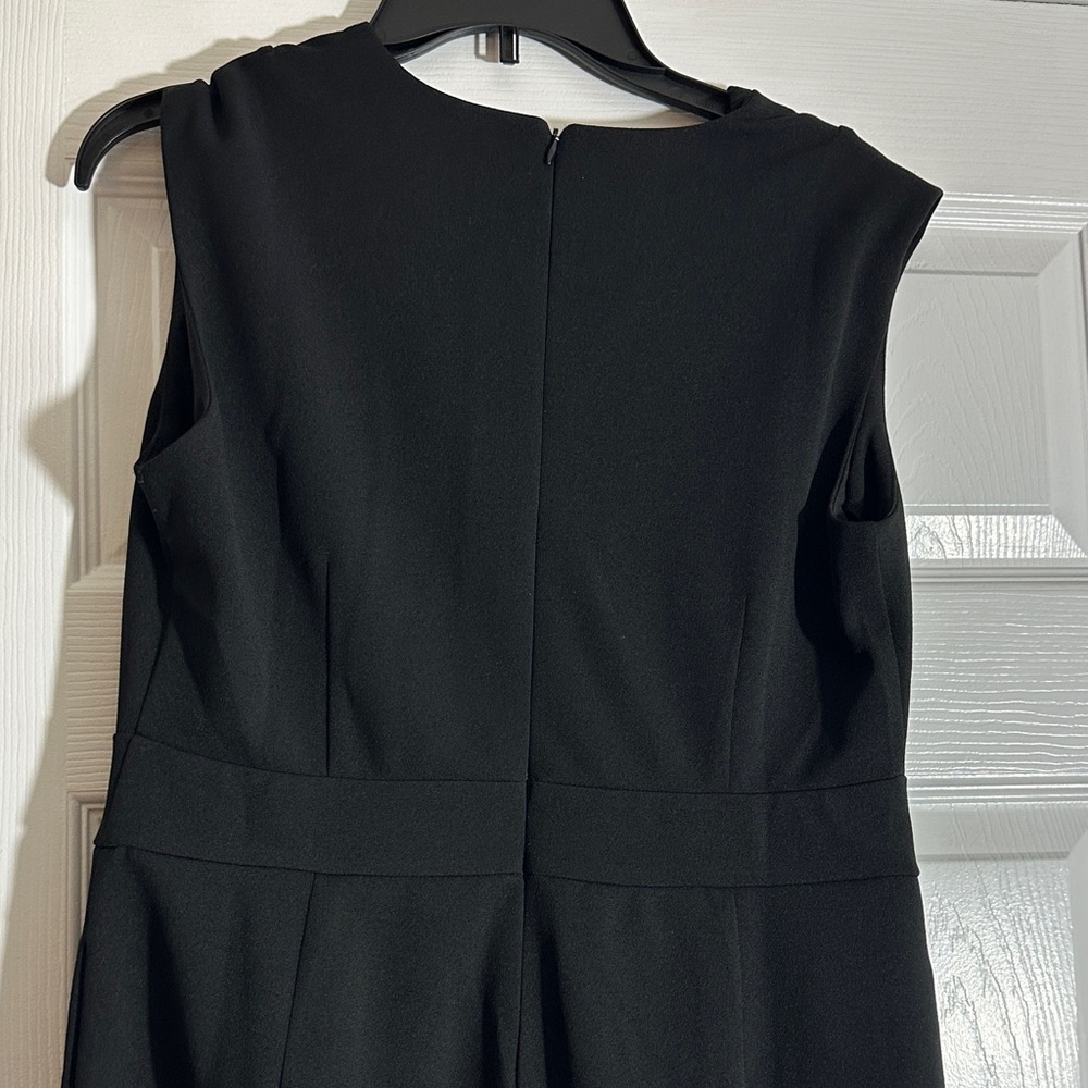 Nina Leonard Sleeveless Black Wide-Leg Jumpsuit - Picture 5 of 9